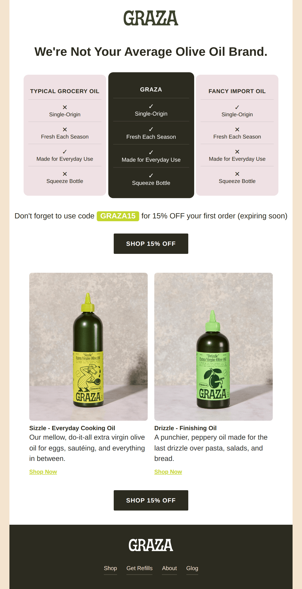 Email 5 design