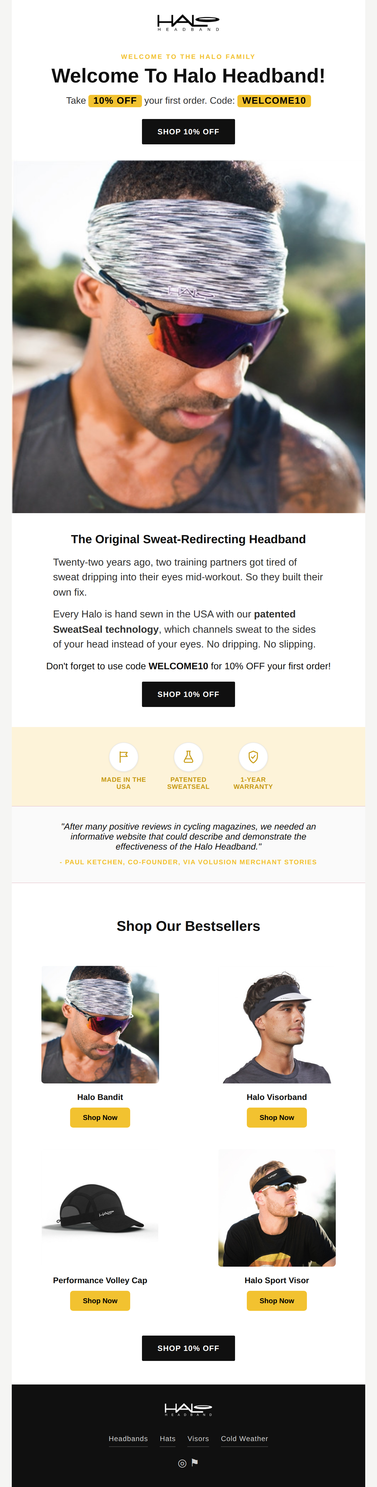 Email 1 design