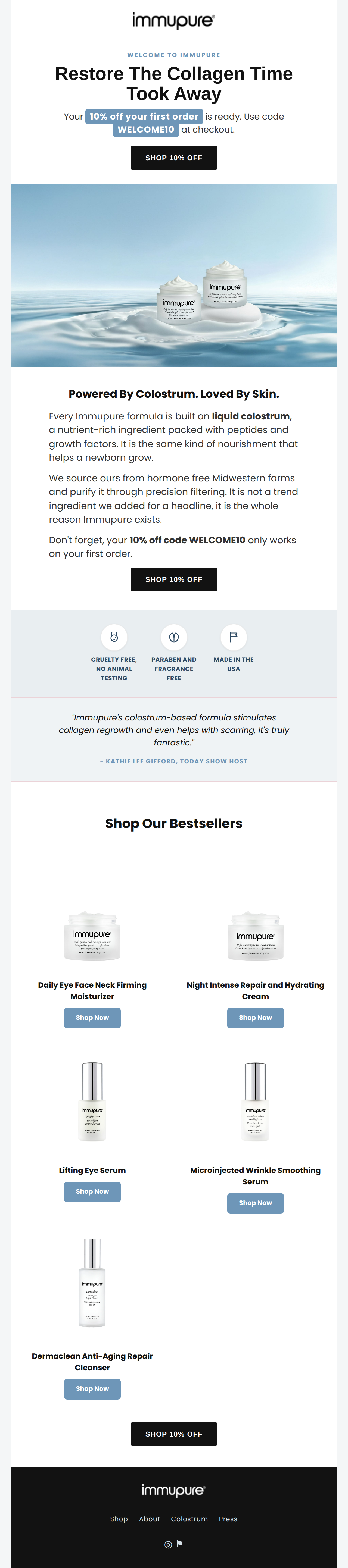 Email 1 design